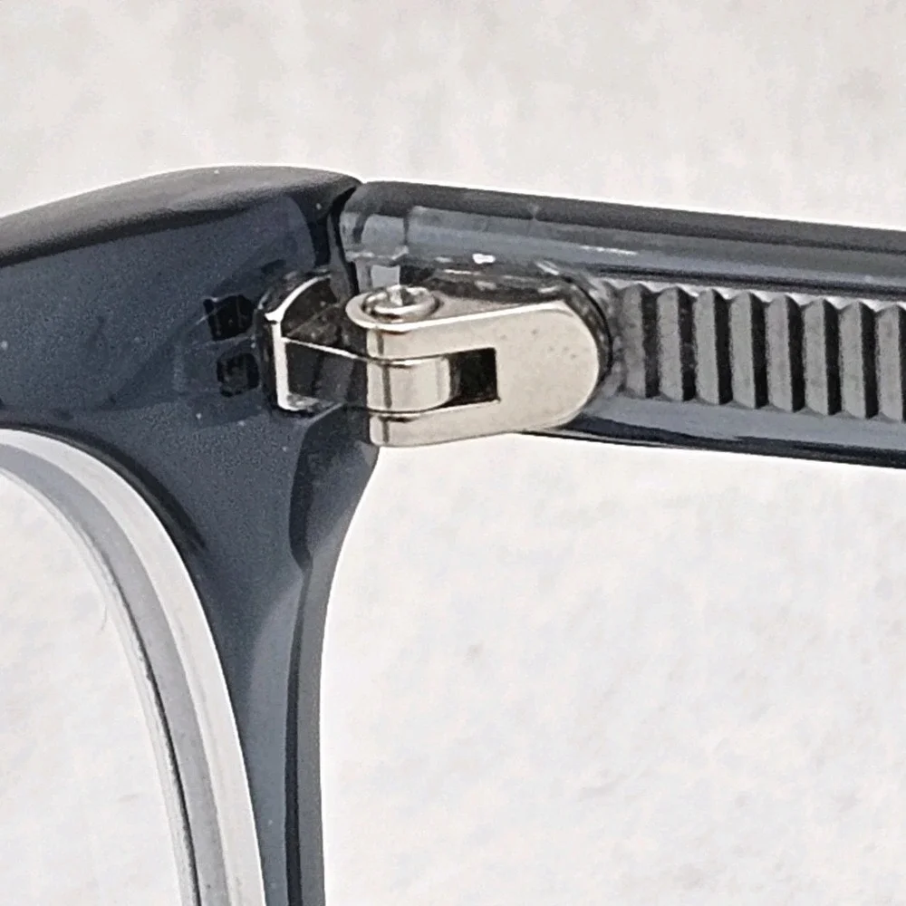 Warby Parker Lyle 370 Crystal Blue Wayfarer Eyeglasses Frames 47-18 140 Designer